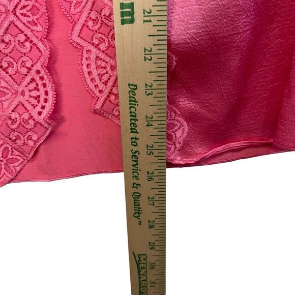 Vintage Victoria's Secret button up Vintage Gold Label PJ Top sz M - Picture 7 of 15